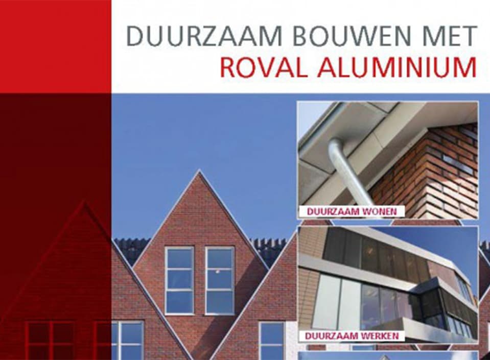 Bijzondere brochure Duurzaam Bouwen met aluminium