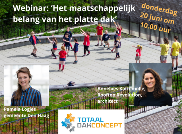 Webinar over het maatschappelijk belang van het platte dak