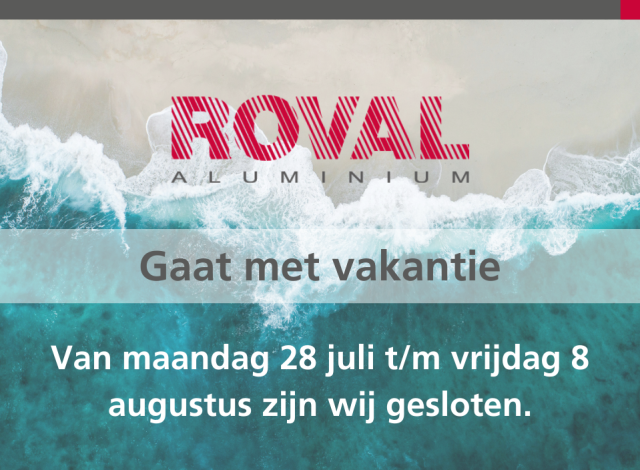 Aangepaste levertijden zomersluiting 2025