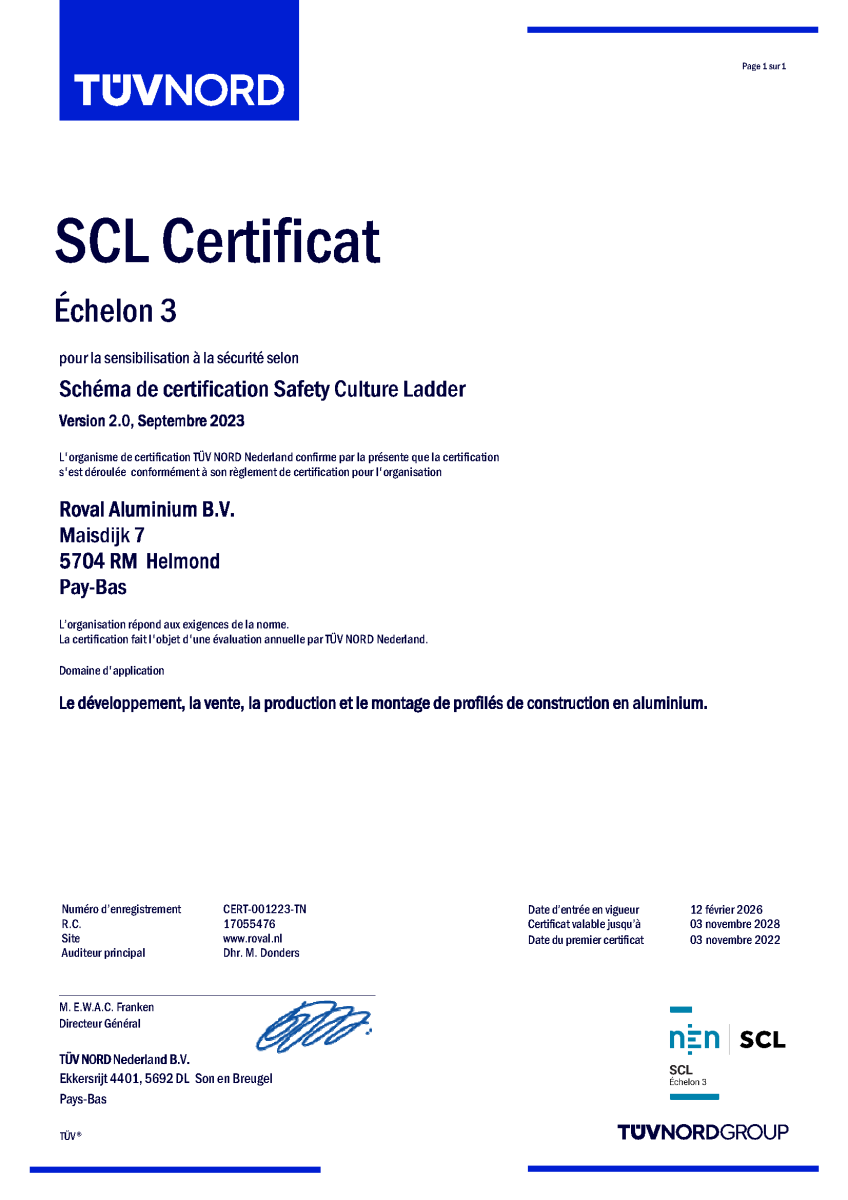 SCL Certificaat
