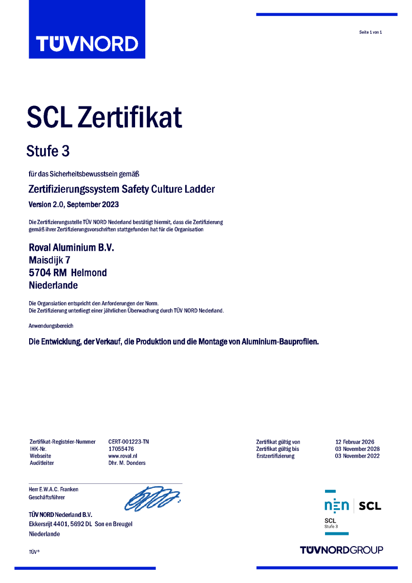 SCL Certificaat