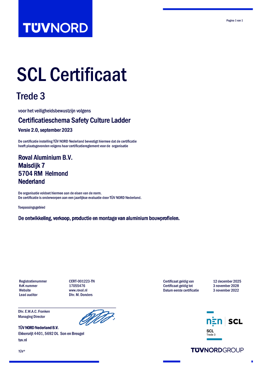 SCL Certificaat