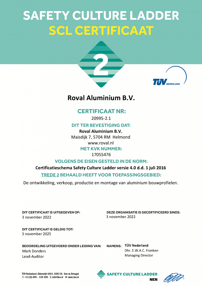 SCL Certificaat SCL Certificaat